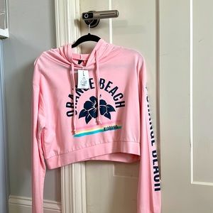 Miami Style cropped hoodie